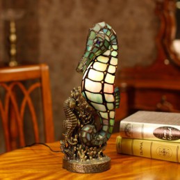 Seahorse Tiffany Stained...