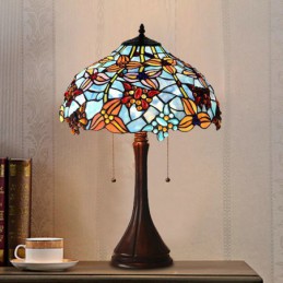 40 cm Retro Tiffany Stained...