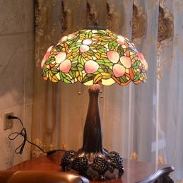 50 cm Peach Tiffany Stained...