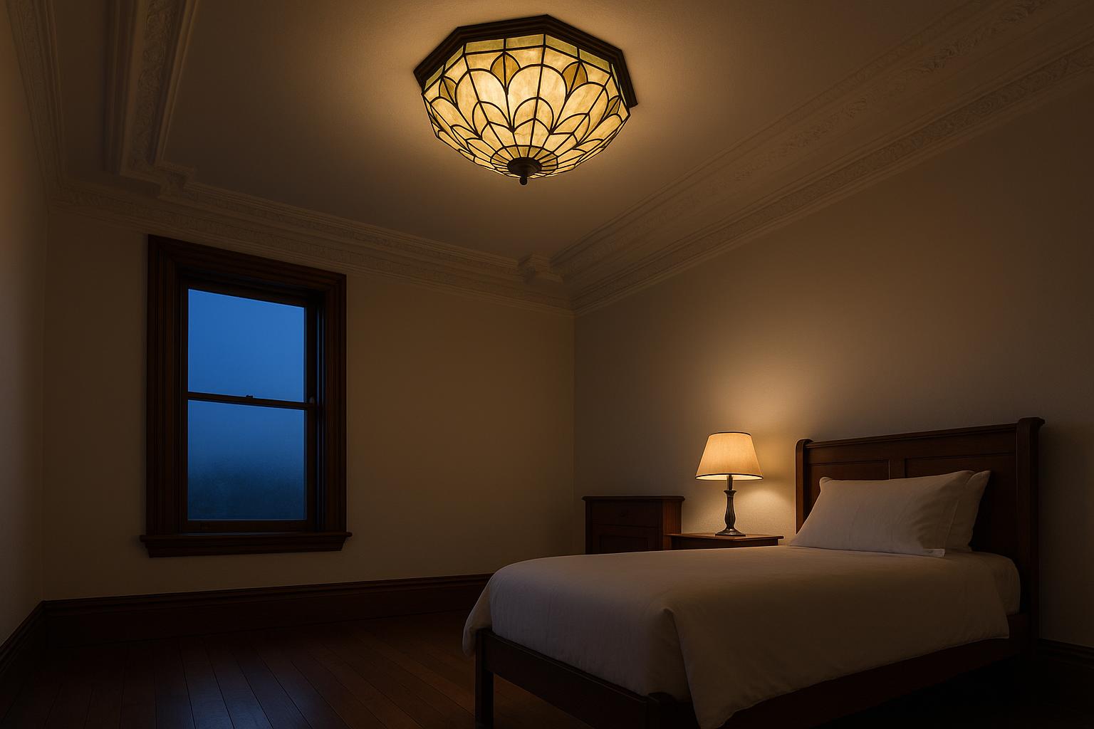 The Ceiling-First Test for Choosing a Tiffany-Style Flush Mount